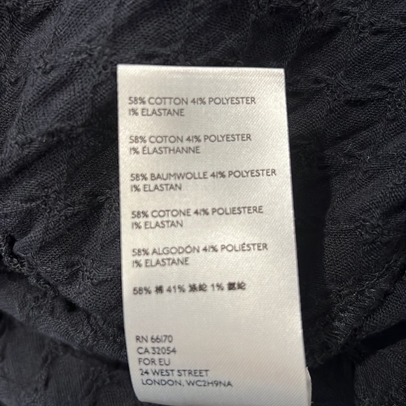 Free People Ladybug black pheasant top. - Picture 10 of 10